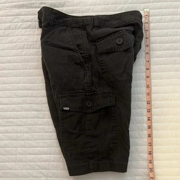 Charcoal Off The Wall Vans Shorts - Picture 2 of 5